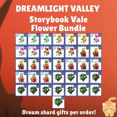 Disney Dreamlight Valley | Flower bundle | Storybook Vale