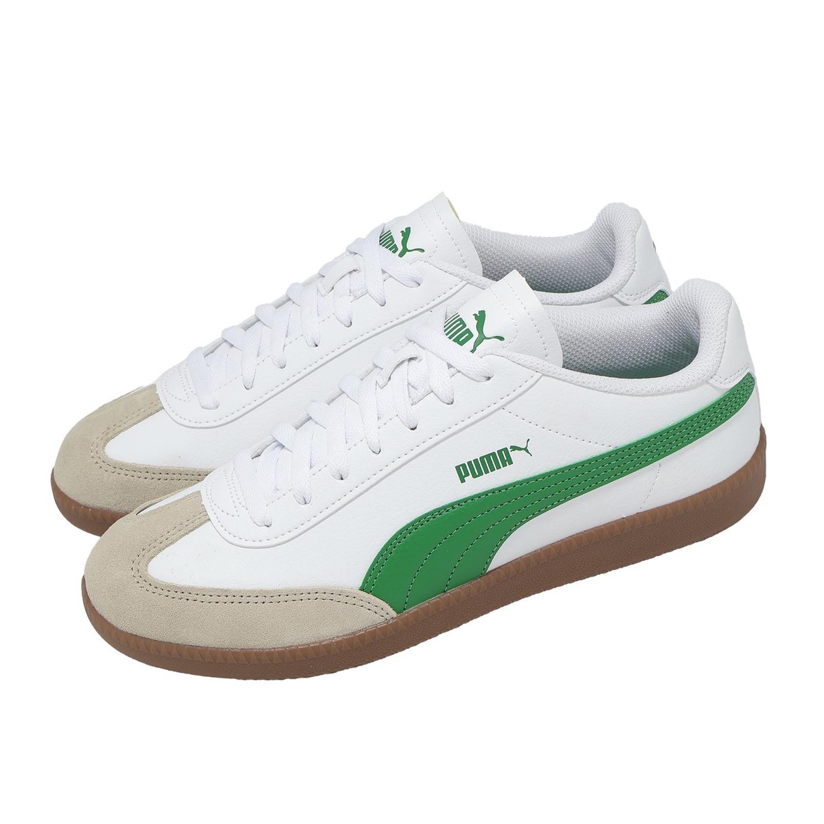 Puma 9-T White Green Desert Dust Gum Men Casual Lifestyle Shoes