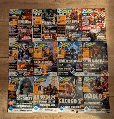 PC Games 2008 Magazine Zeitschriften Hefte kompletter Jahrgang 