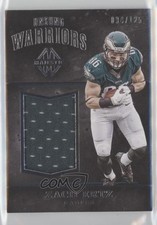 2017 Panini Majestic Unsung Warriors Materials 94/125 Zach Ertz #UW-24 0w1