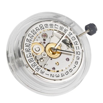 White Retro Clone 25 Jewels Automatic Watch Movement For ETA 2824 2824-2 G