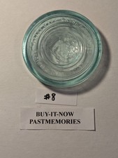 VINTAGE CANNING JAR COVER / LID, "TRADEMARK MASONS IMPROVED" REG. 1871 , LOT #8