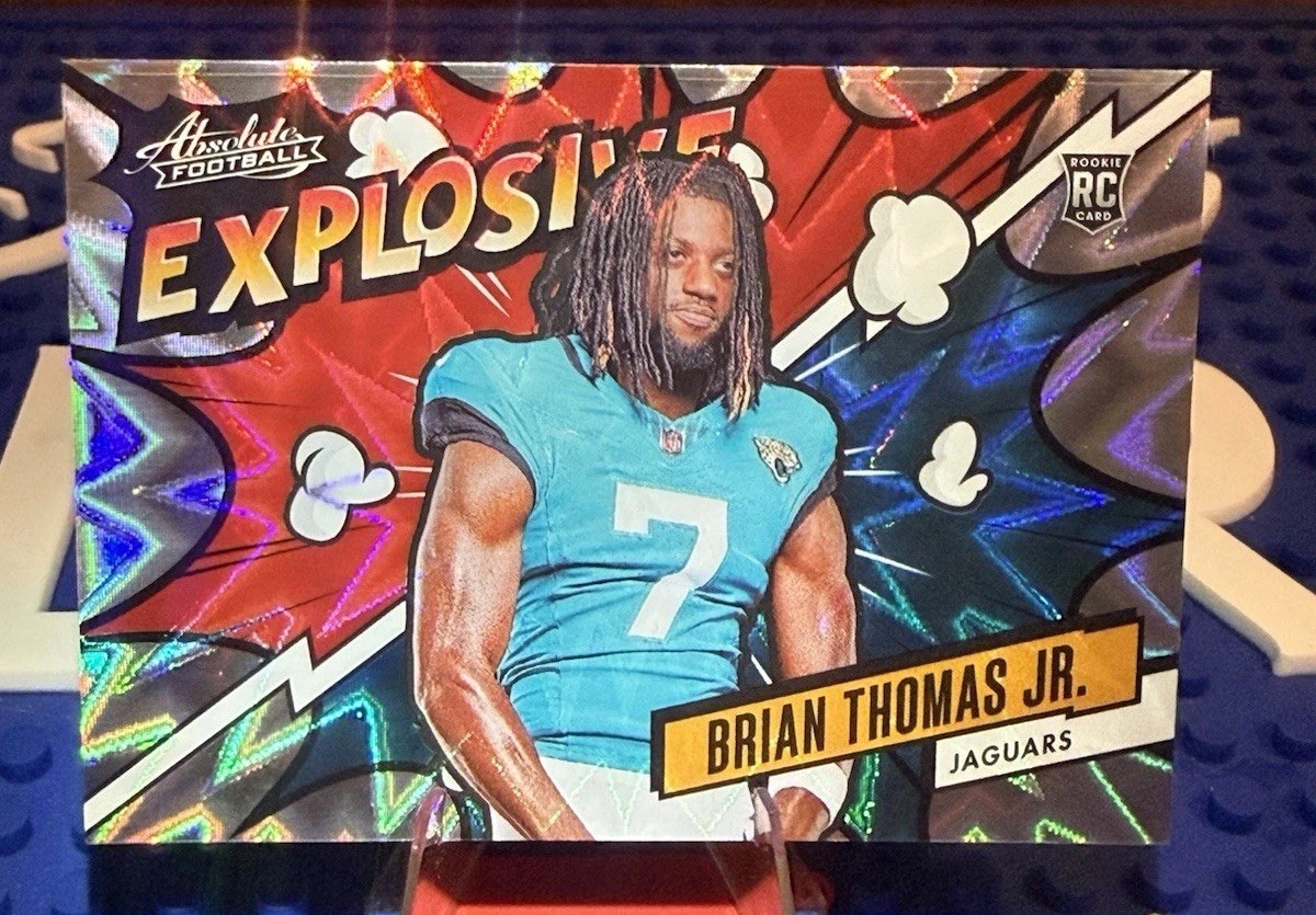 2024 Panini Absolute - Explosive Brian Thomas Jr. #EX-BTJ (RC)