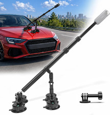 Four Suction Cup Car Mount Kit for 360 Camera, Heavy Duty 4-In-1 Kit, Extra Stre