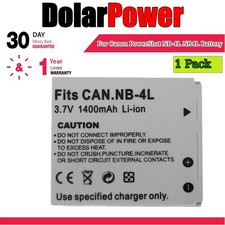 1PC Battery NB-4L NB4L for Canon PowerShot TX1 ELPH SD450 SD780 SD1400 SD400 US
