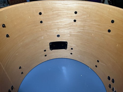 Pearl Session Custom 18x22 Maple Bass Kick Drum Blue Fade - Picture 22 of 22