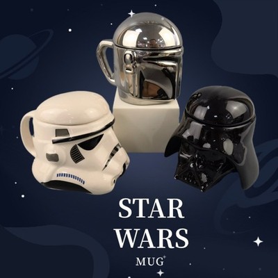 Star Wars Darth Vader Mandalorian Mug Coffee Cup Desk Ornament Gift Creative Mug