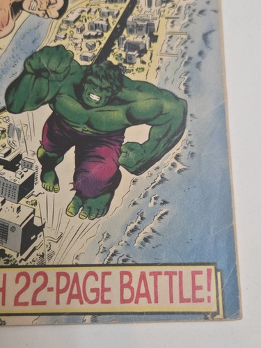 1968 Marvel Comics Tales to Astonish #100 Hulk & Sub-Mariner Stan Lee Severin - Bild 4 von 21