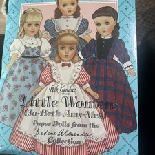 COMPLETE 1993 PECK-GANDRES LITTLE WOMEN JO-BETH-AMY-MEG PAPER DOLL SET
