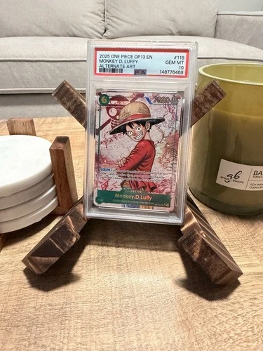 2025 ONE PIECE MONKEY D LUFFY OP13-118 CARRYING ON HIS WILL SEC ALT ART PSA 10