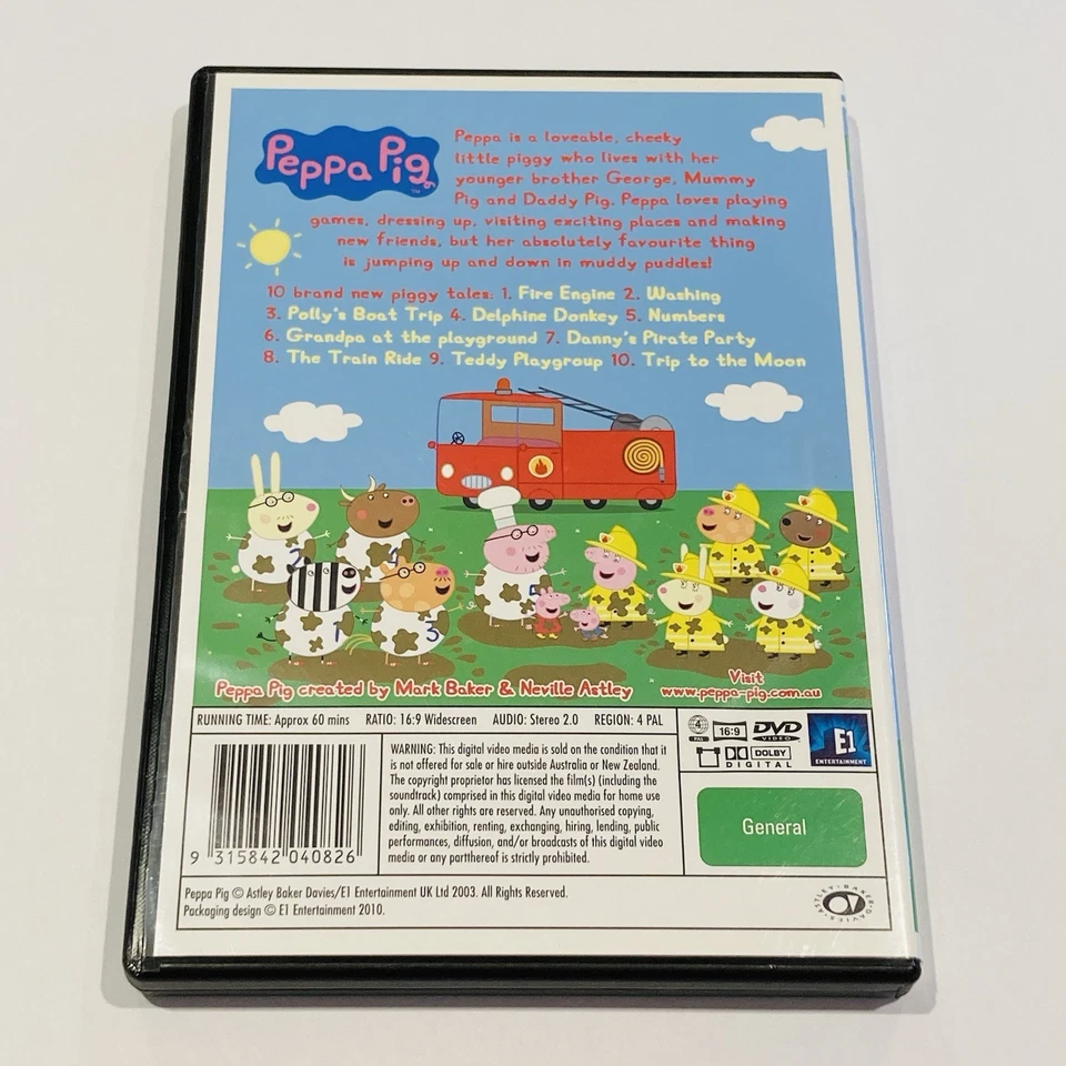 Peppa Pig : Fire Engine & other Stories (DVD, 2009) Very Good Cond + Fast Post - image 2 of 4