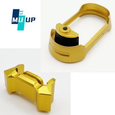 2 Pcs Combo kits for GLOCK 43X 48 Flared Magwell and Racker Jacker Gold Color