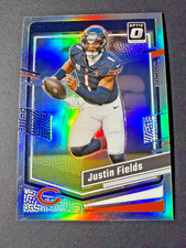 Justin Fields 2023 Panini Donruss Optic #36 Silver Holo