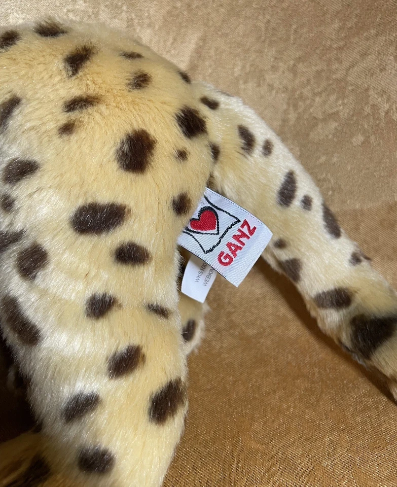 Webkinz Signature Cheetah WKS1007 Ganz Plush NO CODE Realistic Cat Stuffed Toy - Image 2 of 2