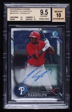 2016 Bowman Chrome Prospects Cornelius Randolph BGS 9.5 GEM MINT Auto 0a2