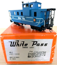 *PSC PRECISION SCALE BRASS WHITE PASS & YUKON WP&Y CABOOSE #901 HOn3 *SUPER NICE