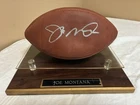JOE MONTANA signed Auto Wilson Football With Stand