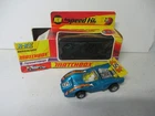 Matchbox Lesney Superkings K-51 Barracuda- YELLOW interior/ airfoil, 2 chip, box