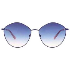 New Calvin Klein Jeans CKJ22202S 405 Blue Metal Frame Blue Gradient Sunglasses