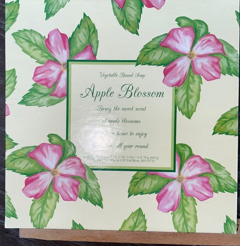 Boxed Apple Blossom Soap (6 Bars),CST USA New