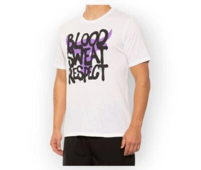 Under Armour Project Rock Blut Schweiß Respekt T-Shirt Weiß Größe M - Bild 1 von 4