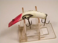 Kautzky Lazy Ike 2 Red Head White crankbait lure