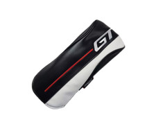 New Titleist 2025 GT Black/White/Red Leather Fairway Wood Headcover