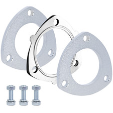 3 Bolt 3 Inch Stainless Steel Exhaust Flanges Gaskets With Bolts And Nuts