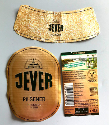 Bieretikett-Beerlabel , Brauerei JEVER Pilsner , Jever / Niedersachsen #592#