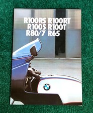 ORIGINAL NOS 1979 BMW MOTORCYCLE BROCHURE R100RS R100RT R100S R100T R80/7 R65