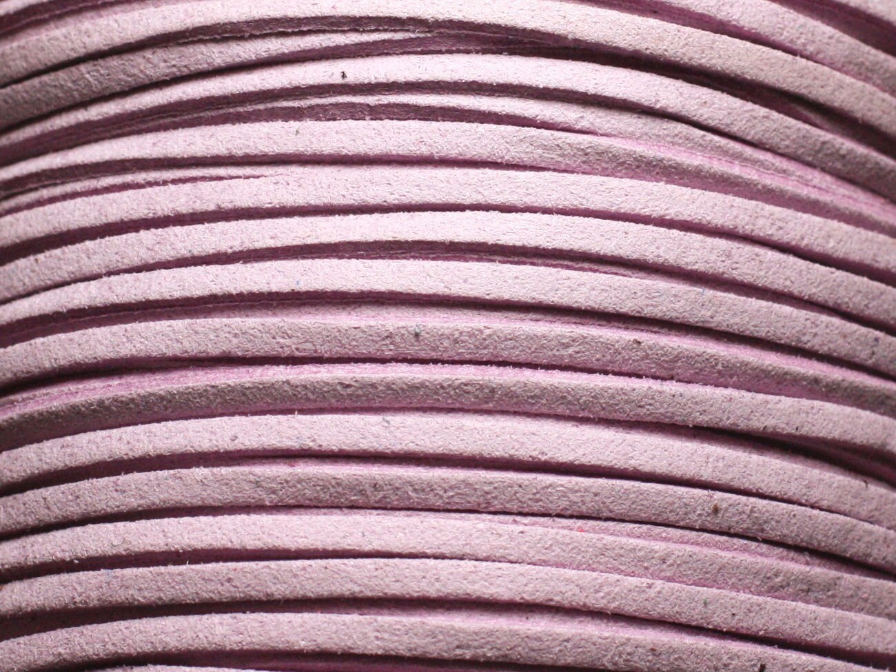 Cordon lanière suédine daim 3mm rose mauve, lacet plat textile pour DIY