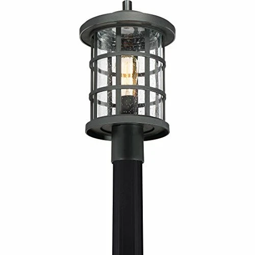 Quoizel One Light Outdoor Post Lantern CSE9010EK, Large, Earth Black - Picture 8 of 9