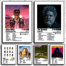 Pop Music Album Cover Poster Canvas Print Bedroom Decor Wall Art Travis Metro AU