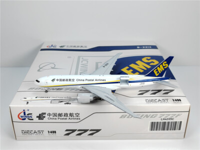 1:400 JC Wings EMS BOEING B777-200LRF Passenger Airplane Diecast Aircraft Model
