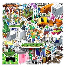 25 x Minecraft Stickers Books Laptop Party Bags Water Bottle Skateboard Helmet