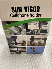 sun visor cell phone holder