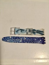 Swatch Katarina Witt Atlanta 1996 Men's Musical 17mm Rubber Watch Band New.