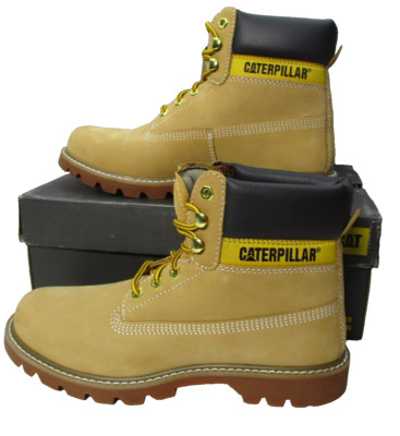Caterpillar CAT Colorado 2.0 Soft Toe Work Boots Honey/Beige/Tan Mens Sz 10