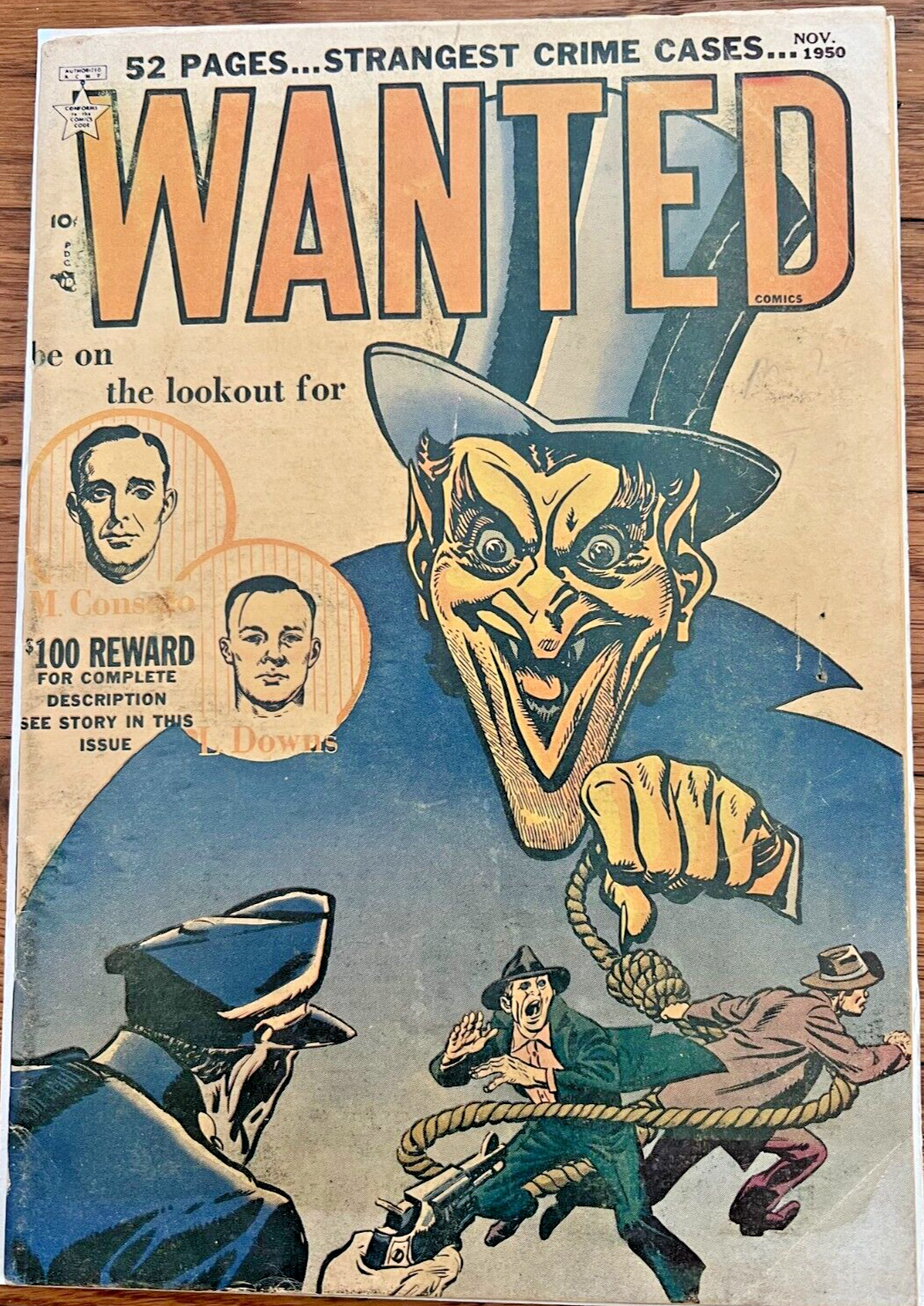 Wanted Comics #31 (se busca órbita noviembre 1950)