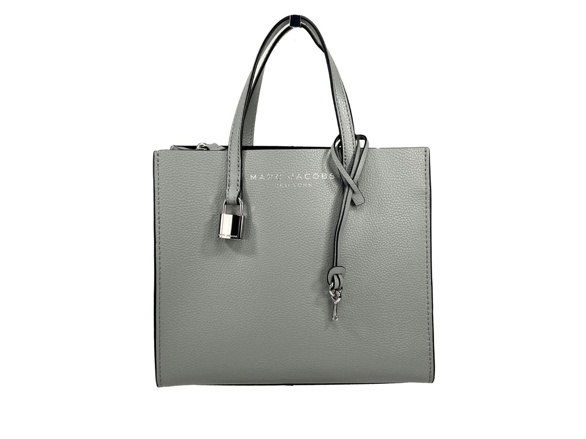 MARC JACOBS / ショルダーバッグ/--/GRY/無地 Marc Jacobs Mini Grind Leather Crossbody Bag Purse | eBay