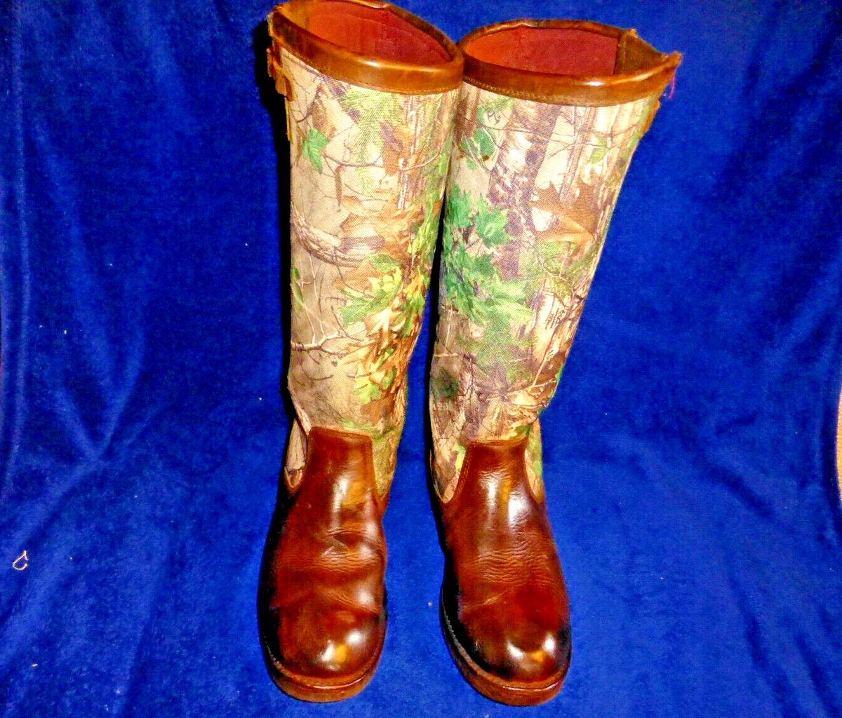 CHIPPEWA LEATHER SNAKE PROOF BOOTS SIZE MENS SIZE 10 EE MAKE OFFER