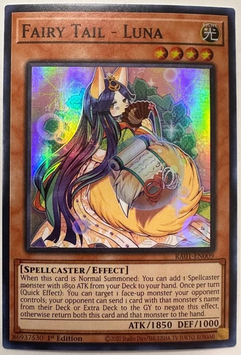 Yugioh! - Fairy Tail - Luna - RA01-EN009 - Super Rare - NM/M