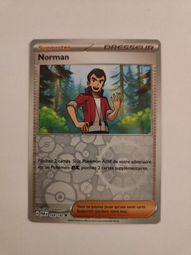 Carte Pokémon - Norman Reverse 168/182 - Faille Paradoxe EV04 - Photo 1/2