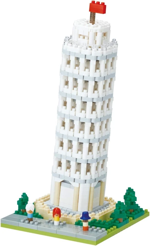 Nanoblock Leaning Tower Of Pisa 990pcs Kawada NBH_199 New Toy Block from Japan - Image 2 of 4