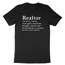 Realtor definition shirt  Funny Real Estate T-Shirt Realtor gift Agent Tee shirt