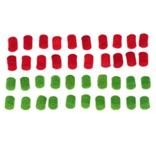 40pcs 8mm Saxophone Key Guard Bumper Felts for Parts