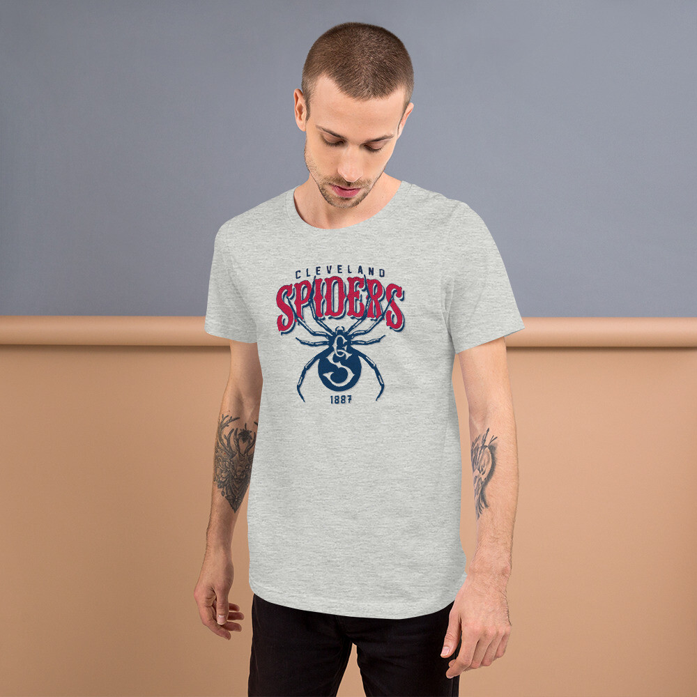 CLEVELAND SPIDERS 1887 Baseball Tee Shirt Short-Sleeve Unisex T