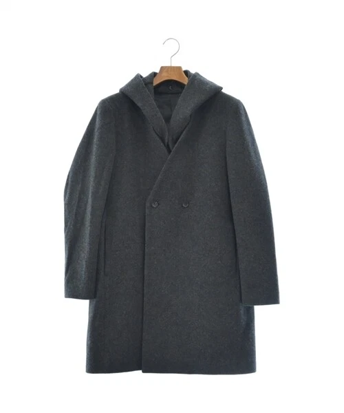 DIET BUTCHER SLIM SKIN Bal Collar Coat Grayish 1(Approx. S
