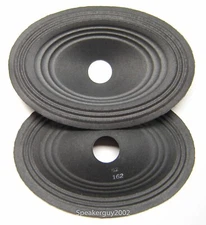 Pair Vintage 6"X8" Paper Cones - Speaker Parts - 162