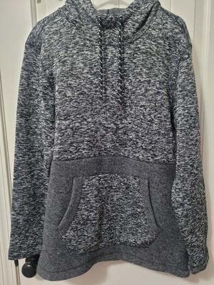 BKE Mens Sweater Size XL Buckle Gray And Black Sweatshirt Hoodie